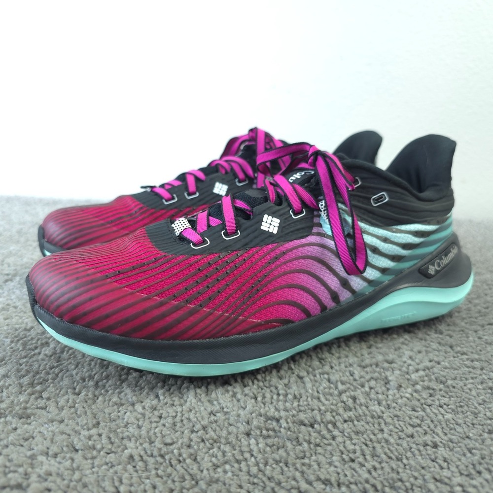 Columbia Escape Ascent Trail Running Shoes Womens 9.5 Pink Low Top 1928061-627